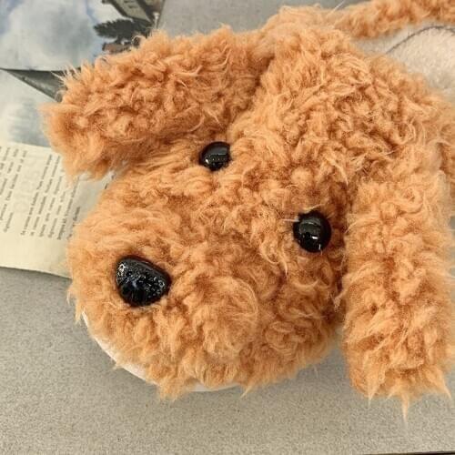 Women Flat Fluffy Slippers Woman Cute Dog Deer Casual Home Warm Slip On Ladies Comfortable Cotton Shoes Female Footwear 2020 New