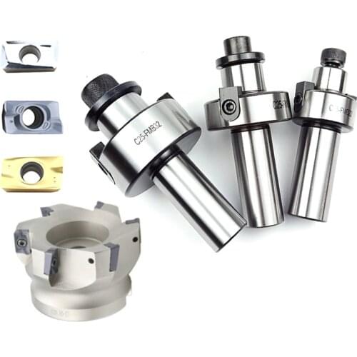 1 set C25 FMB22+BAP300R BAP 400R Cutter Head+10pcs apmt1135/apmt1604 Carbide Inserts Face Milling cutter end mill adapter 50 63
