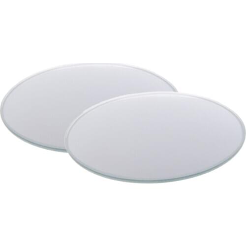 1 Pair 360 Frameless Wide Angle Round Convex Blind Spot Rearview Mirror