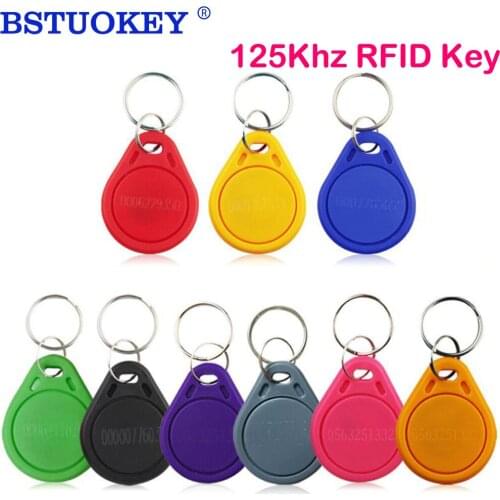 100pc/lot NO3 125KHz RFID Tag Proximity RFID Card Keyfob Access Control Smart Card Key Fob RFID Keychain