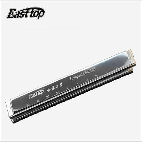 48 Hole Chord Harmonica Easttop Compact Chord 48 Professional Playing Armonica Holes Harpa Instrumento 48 Hole Chord Harmonica