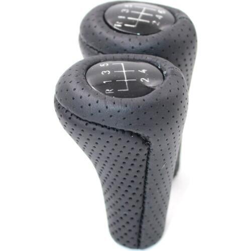 5 6 Speed Real Leather Gear Shift Knob For BMW 1 3 5 6 Series E30 E32 E34 E36 E38 E39 E46 E53 E60 E63 E83 E84 E87