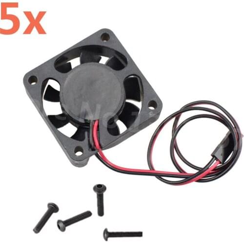 Wholesale 5Pcs/Lot High Speed Cooling Fan 30x30mm for Motor Heat Sink DC Brushless Fan DC 5V 0.15A For RC car
