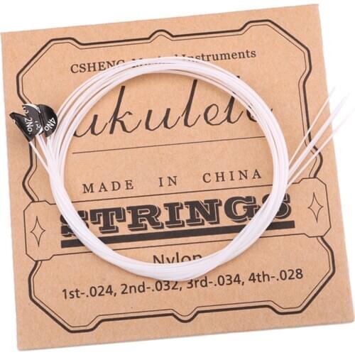 White Nylon Ukulele Strings for Ukulele Guitar Parts Accessories