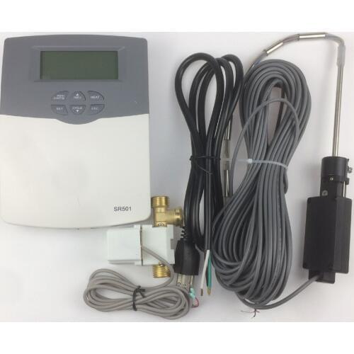 Free Shipping 100-230V Solar Water Heater Controller SR501 Connected with Water Tank or low Pressure Water Providing