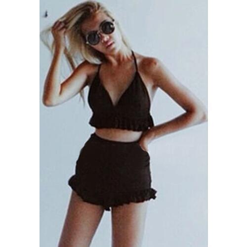 Brazilian High Waist Bikini 2019 African Swimwear Beachwear Sexy Girls Swimsuit Bandage Bikinis Bathing Suit Women Swimming Suit