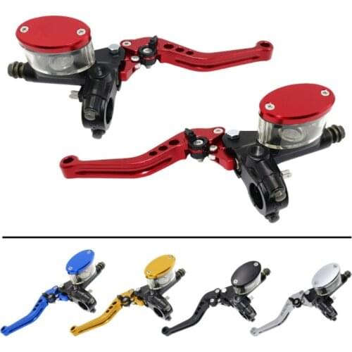 CNC Aluminum 7/8" 22mm Motorcycle Hydraulic Brake Clutch Lever Set Adjustable gear Motorcycle Accessories