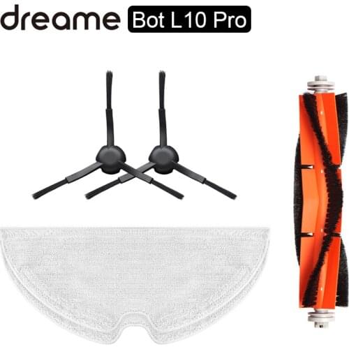 Dreame Bot L10 Pro Robot Vacuum Cleaner Spare Parts Pack Kits Side Roller HEPA Filter Main brush Mop Cloths Dry Wet Mopping