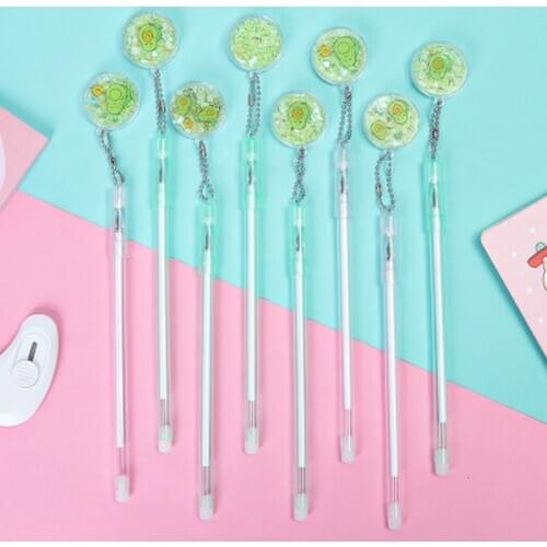 Avocado Gel Pen Kawaii Stationery Novelty Cute Pens Cartoon Gel Pens Student Stationery Cute Signing Pen Kawaii School Supplies