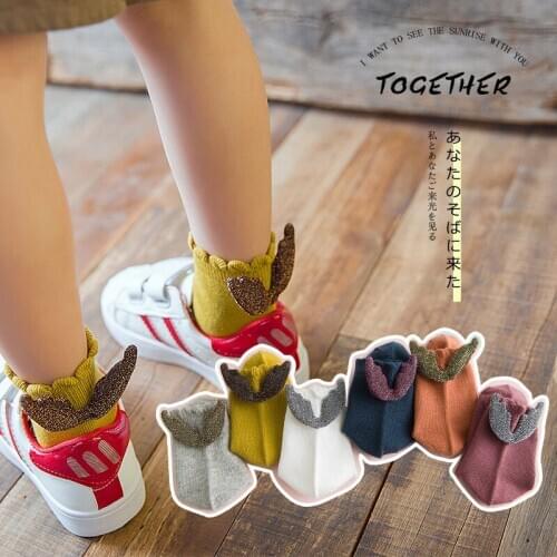 HOT Baby Socks Cute Wing Soft Cotton Socks for Bebe Newborn Infant Girls Boys Childrens Socks Baby Girl Clothes Accessories