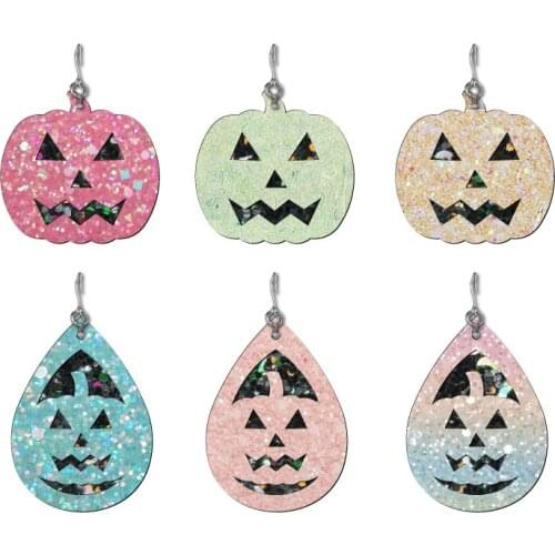 Halloween pumpkin Earring Wooden Die Scrapbooking C2994 Cutting Dies Multiple Sizes Compatible With Most Die Cutting Machines