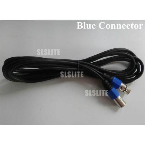 10pcs/lot dmx cable 1Meter 2Meters 5Meters 10Meters 15Meters length 3-pin copper shield dmx line signal connection accessorie