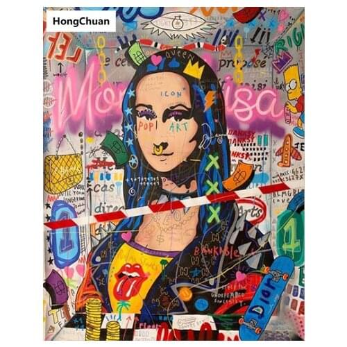 Character cartoon mural 5D DIY round/square diamond painting embroidery mosaic cross stitch home decoration new year gift