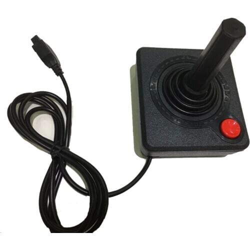 Ruitroliker Retro Classic Joystick Controller Gamepad for Atari 2600 Console System Black