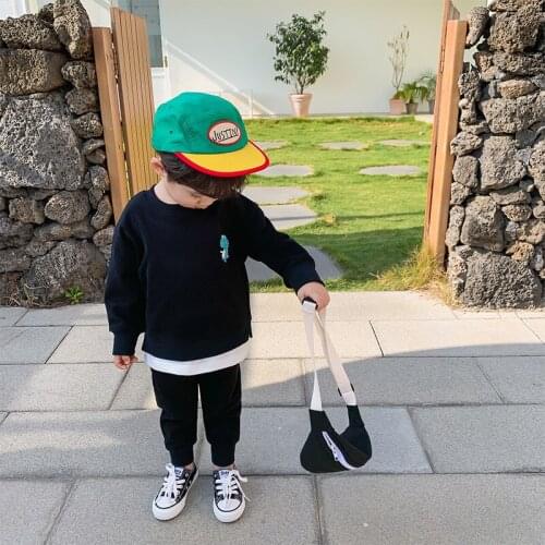 Cartoons Spring Autumn Childrens Clothes Suit Baby Boys Sweatshirts + Pants 2pcs/Set Kids Teenage Top School Beach Boy Clothing