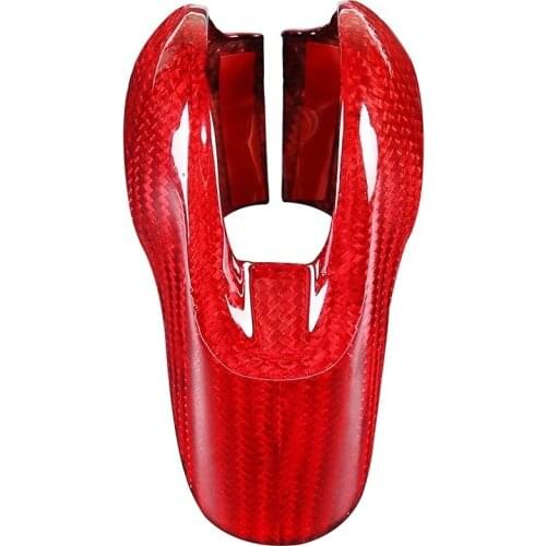 Automobile gearbox cover, carbon fiber decoration, red, for Macan For panamera Boxster Cayman 718 911 2008