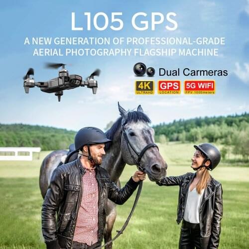 L105 GPS Quadcopter With Camera HD 4k Professional Aerial Photography Drone Shoot Follow Me Self-stabilize Electronic Anti Shake