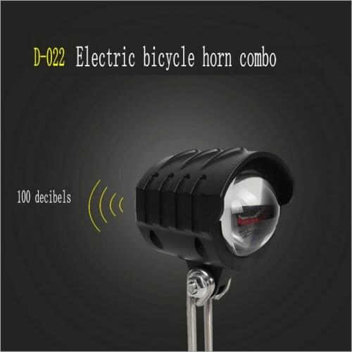 Lithium Battery Electric Bicycle LED Spotlight With Horn Light Two-In-One Headlight New National Standard Universal