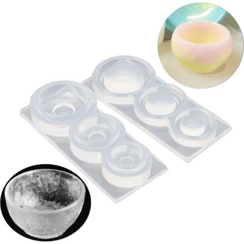 Cute Mini Bowl Silicone Resin Molds Earrings Pendant Necklace Jewelry Mold Tools