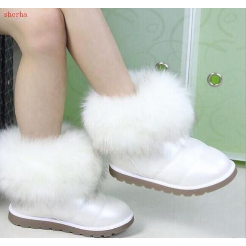 Winter Fashion child girls snow boots shoes warm plush soft bottom girls boots leather winter snow boot for 3-14 years old girls