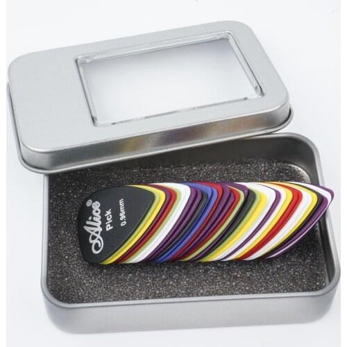 30/50Pcs Set Electric Guitar Pick Acoustic Music Picks Plectrum 0.58/0.71/0.81/0.96/1.20/1.50mm Thickness Guitar Accessories