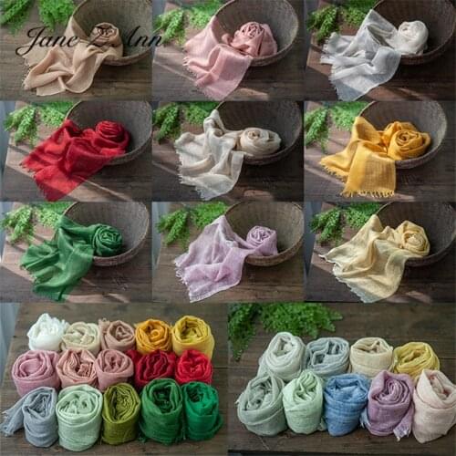 Newborn Child Photography Mat Blanket Light Texture Fringed Tassel Photo Props Wrap 50x200cm