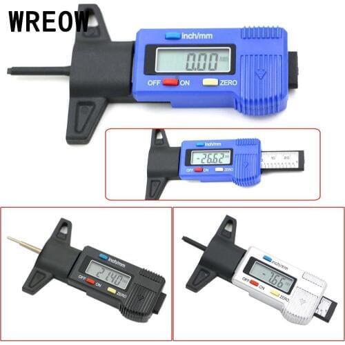 Outdoor Mini Portable Digital depth gauge caliper tread depth gauge LCD Tyre tread gauge handheld For Car Tire Q1