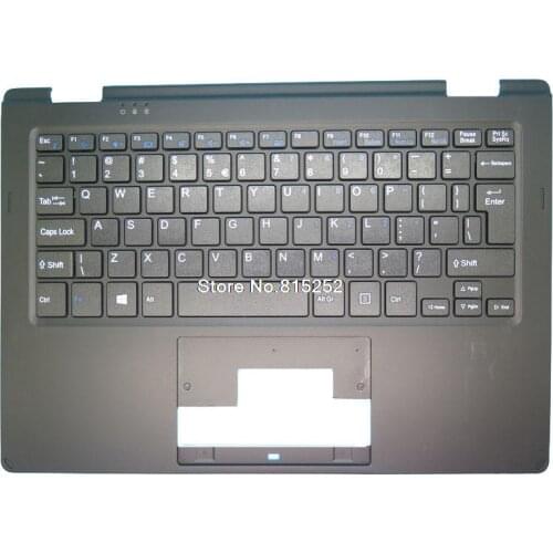 Laptop PalmRest&keyboard For WinBook TW110 11.6 Black C Shell With INTERNATIONAL English UI keyboard With Big Enter