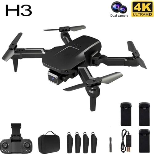 H3 RC Mini Drone With Camera FPV WIFI Professional Quadcopter Foldable Altitude Hold Drones One-Key Return Dron Toys Foy Boys