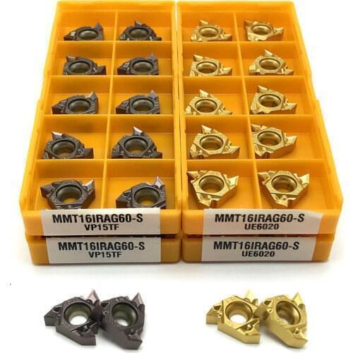 MMT16IR AG60-S VP15TF threaded Carbide insert High quality metal lathe tools 16IR AG60-S Thread turning tool Cutting tool