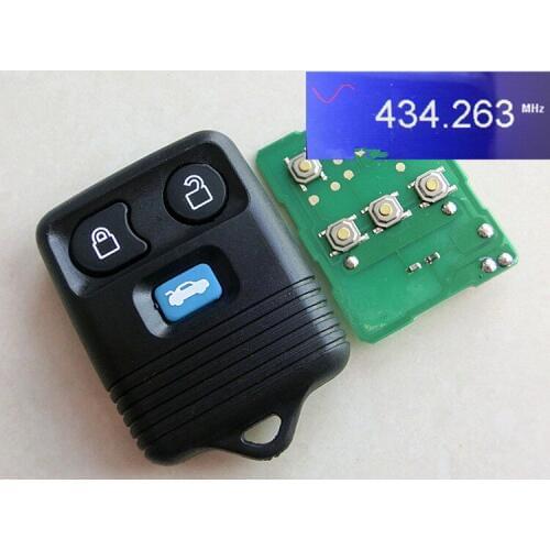 RMLKS Replacement Remote Key Keyless Entry Fob 3 Button 433mhz Fit For Mazda For Ford Transit MK6 2000-2006