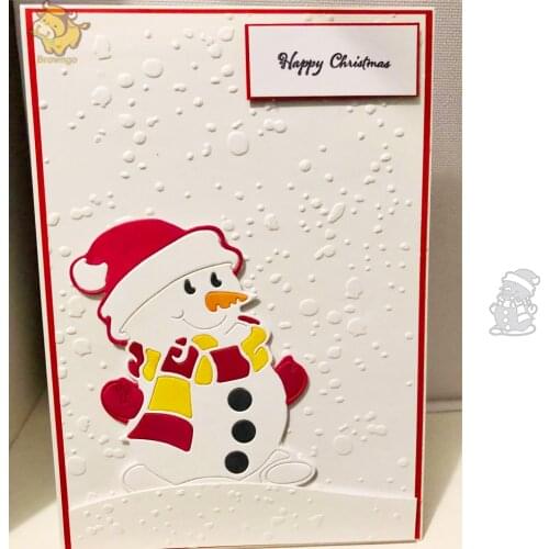 Christmas Snowman Metal Dies Cut Template for Embossed DIY Stencil Paper Album Gift Cards Making New Dies Scrapbooking 2020