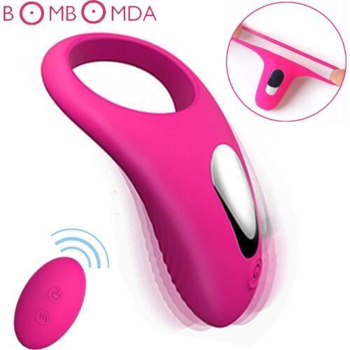 Sex Toys Male Penis Sleeve Vibration Ring Delay Time Lock Ring Vagina Stimulator Dildo Massager Remote Control Vibrator For Men