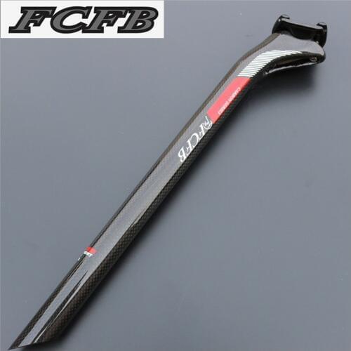 Special FCFB BACK 25MM 3k seatpost Round head tube carbon fiber seat tube 27.2/30.8/31.6*350/400mm