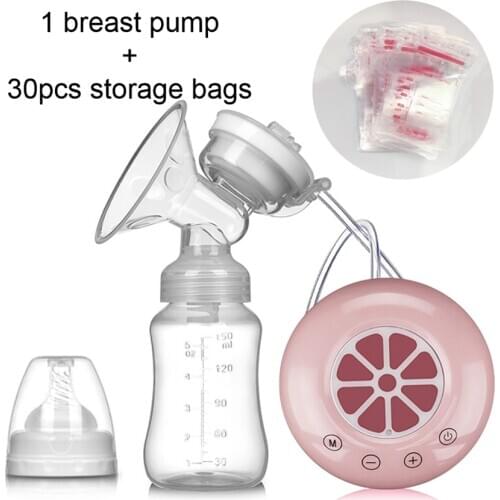Silent single breast pump electric breast milk pump for baby feeding