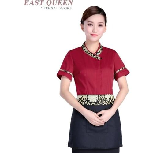 Waiter and waitress uniforms clothing restaurant waitress uniforms for waiters catering kitchen clothing hotel uniform DD1127