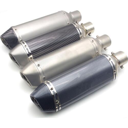Universal motorcycle exhaust Pipe Escape moto muffler DB killer FOR benelli chopper honda dax msx 125 pitbike 125cc pitbike