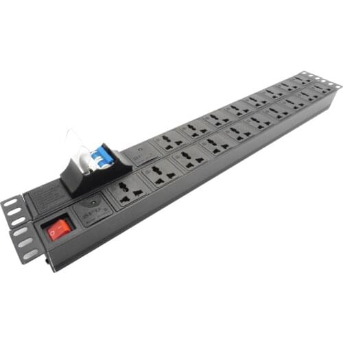 16A PDU UK Standard socket Large pitch PDU Cabinet Industrial Network Cabinet Rack Universal Aluminum alloy Socket switch
