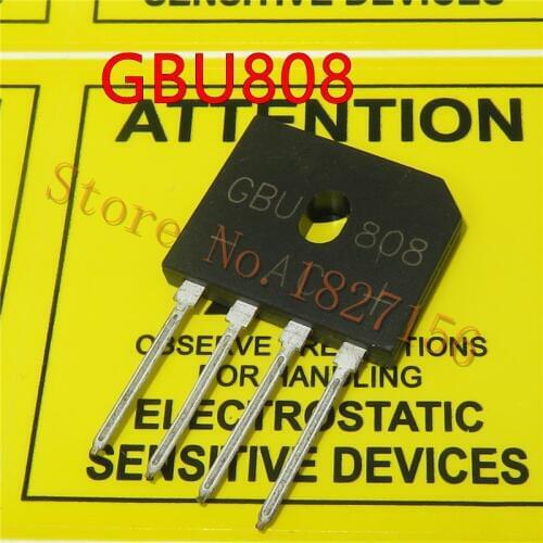 GBU808 8A 800V Bridge Rectifier Wholesale GLASS PASSIVATED BRIDGE RECTIFIER