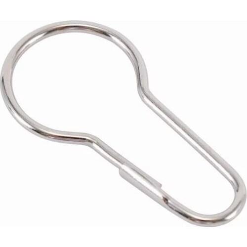 Stainless Steel Curtain Hooks Bathroom Shower Curtains Glide Rings Set Home Bathroom Accessories Roller Rustproof Clip 1000pcs