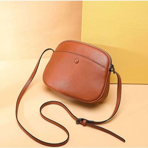 Outlet, Small Fashion Female Shoulder Bag, Women Genuine Leather Messenger Bag, 100% Natural Cowhide Cross body Bag, DT019