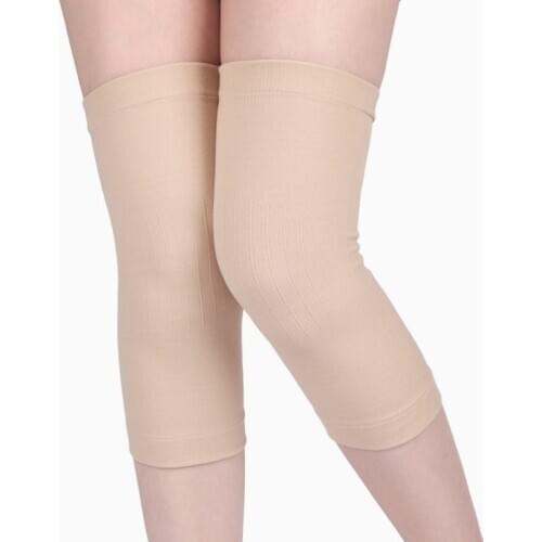 1pc Knee Pad Sleeve Thermal Knit Compression Leg Support Bandage Knee Protector For Runnaing Jogging Hiking Football