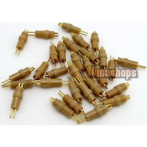 2pcs Bulk Male Earphone Pins For New HD800 D1000 HD802 HD802s sennheiser Headphone DIY Connectors Adapter LN004023