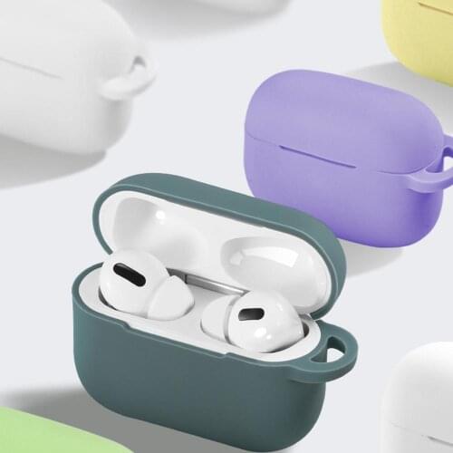 50% Off Portable Thickened Silicone Headset Case Shockproof Wireless Bluetooth Earphone Protective Case For Airpods Pro
