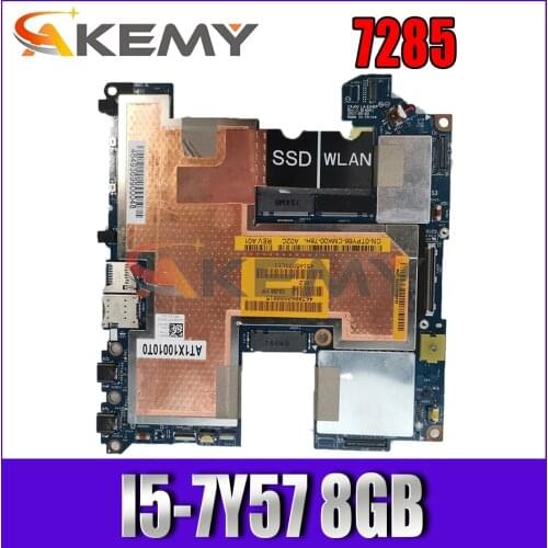 Akemy Tablet Motherboard for DELL Latitue 7285 CAJC0 LA-E441P I5-7Y54 8G CN-0TPY66 TPY66 Mainboard 100%Tested