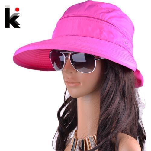 Free shipping 2017 summer hats for women chapeu feminino new fashion visors cap sun anti-uv hat 8 colors