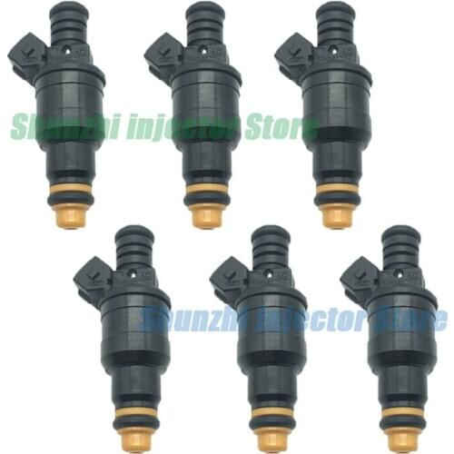 6pcs Fuel Injector Nozzle For Volvo 242 244 245 740 760 780 2.2L 2.3L 2.8L Peugeot 405 505 0280150734