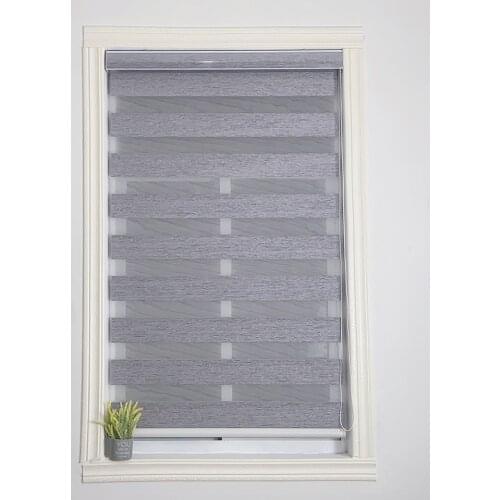 Customized Size Blackout Zebra Blinds Horizontal Window Roller Blinds for Decoration