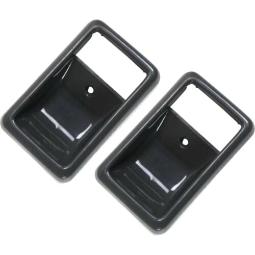 Front Interior Inside Door Handle Trim Set Compatible with Toyota Pickup 1984-1989 Car Vehicle Replace Parts Accessories