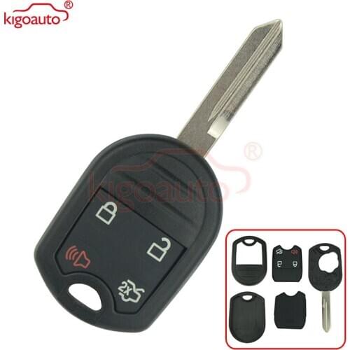 Kigoauto 4B FO38 blade Remote key shell 164-R8073 for Ford Edge Escape Fusion Mustang Expedition XLT 2007 2008 2009 2010 2011